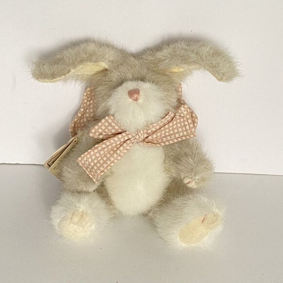Boyds Bears Lil Peach Bunny Rabbit Gingham Wings Archive Collection Ornament - Picture 3 of 10